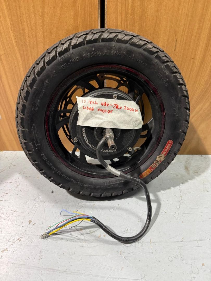 12 inch 48v-72v 2000w used motor