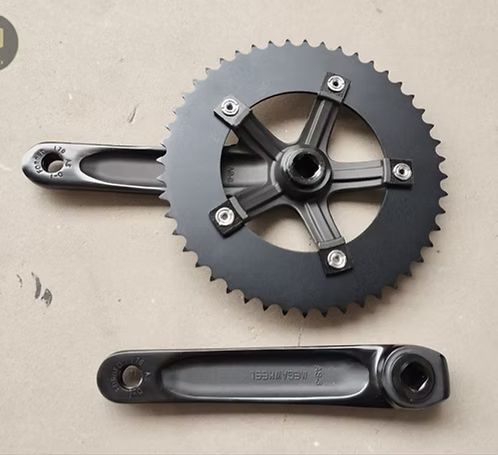 LEGEND 48T FIXIE Square Tapered Crankset | Fixed Gear Track Bicycle Crank Arm