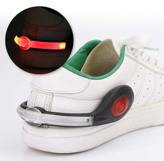 Shining Shoes Clip Colorful Light Night LED Clip on Shoe Safety Flashing Outdoor Sports Shoes Clip 1Pcs