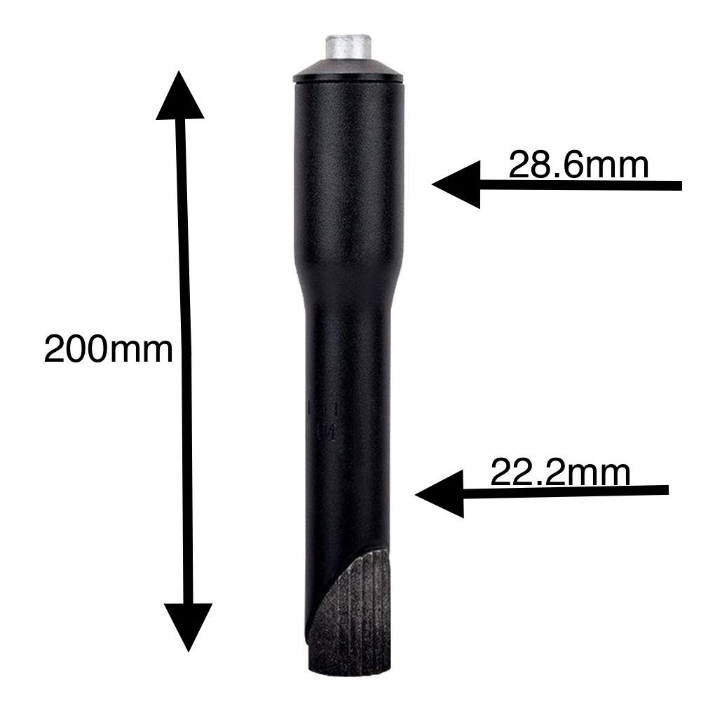 22.2mm Bicycle Stem Riser Adapter Durable Road Folding Bikes Cycling Parts Bicycle Fork Stem Bike Extension Stem Threadless Stem Bike Stem Extender
