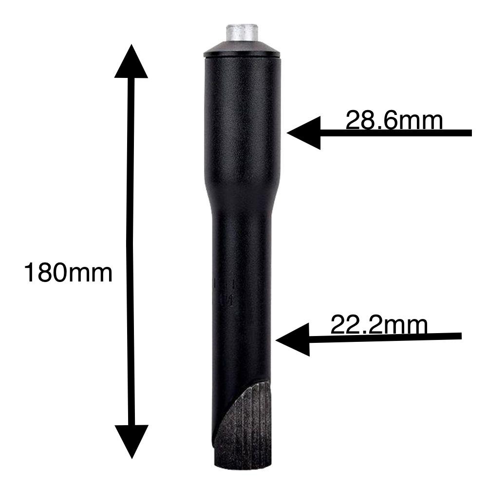 22.2mm Bicycle Stem Riser Adapter Durable Road Folding Bikes Cycling Parts Bicycle Fork Stem Bike Extension Stem Threadless Stem Bike Stem Extender