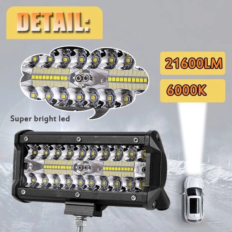 LED front light bars 36V-72V Waterproof 7-inch & 4-inch