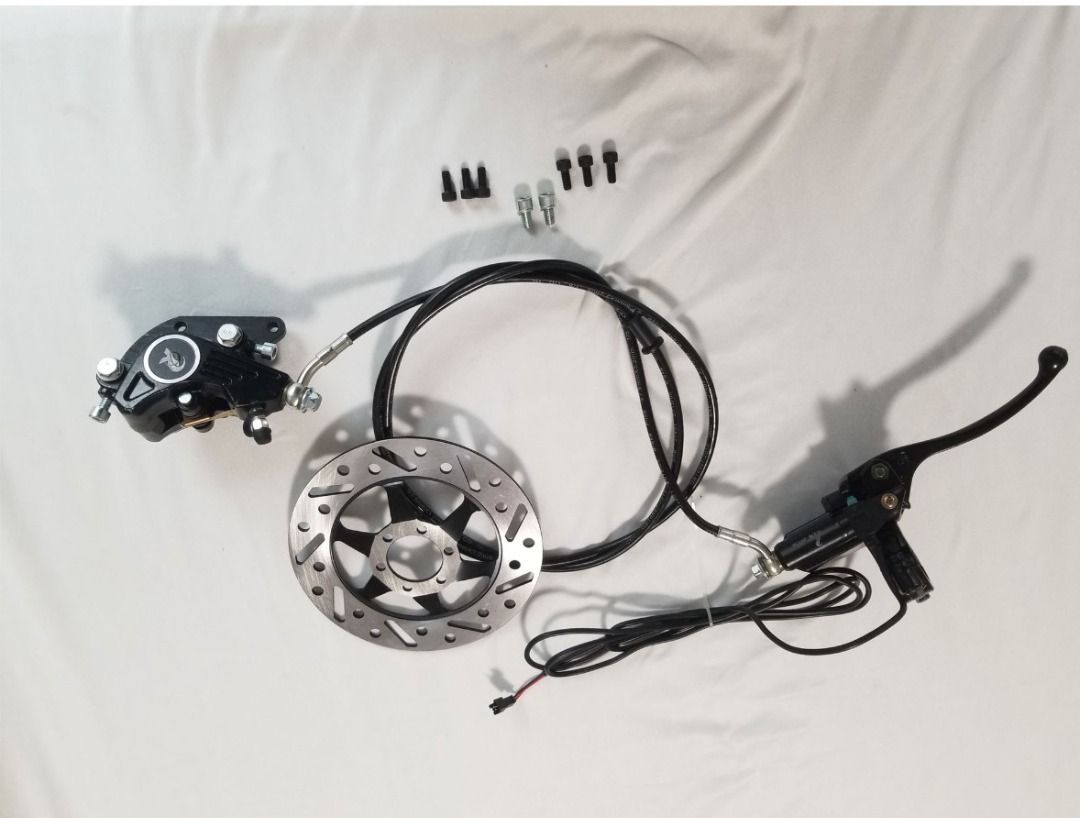 Ebike Hydraulic Brake Complete Rotor Rear 44mm 6 Holes Mount Ebike E Bike PAB Orange Tag Blue Tag