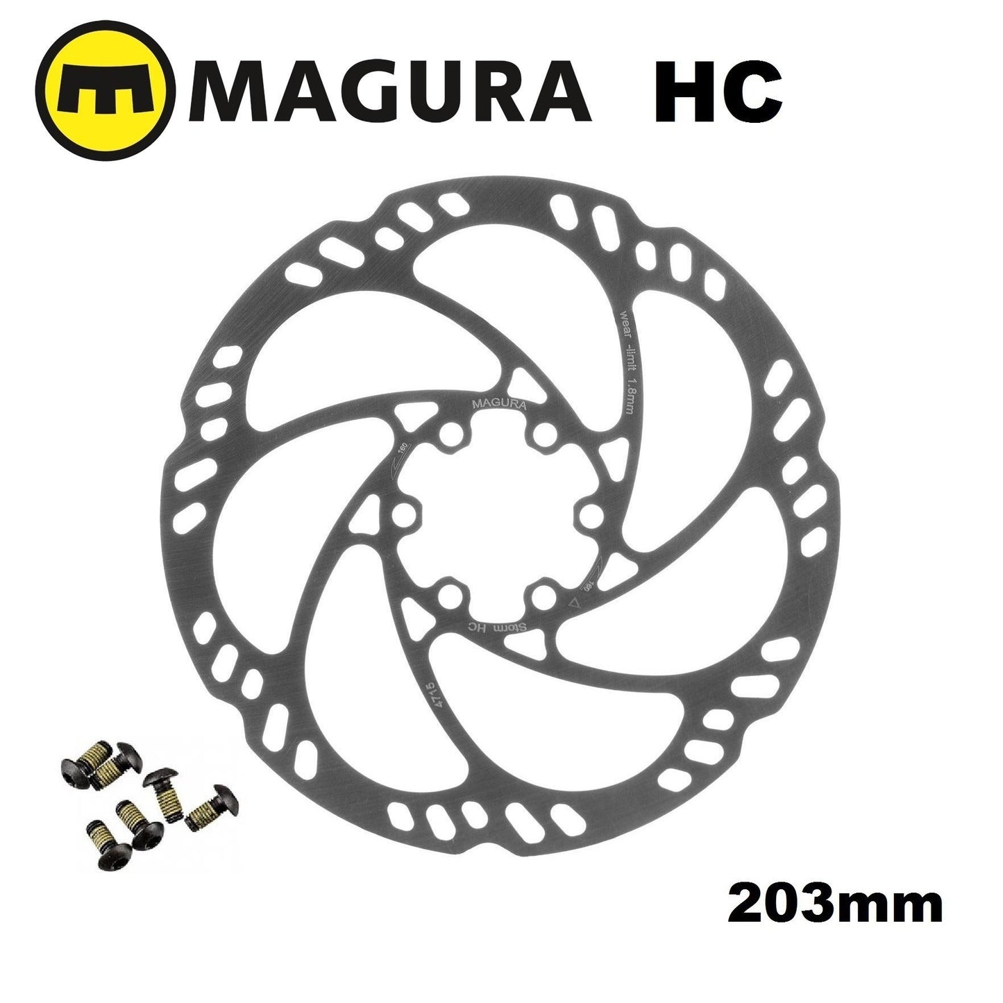 MAGURA Rotor Storm HC Disc Brake Rotor 160mm/ 180mm / 203mm