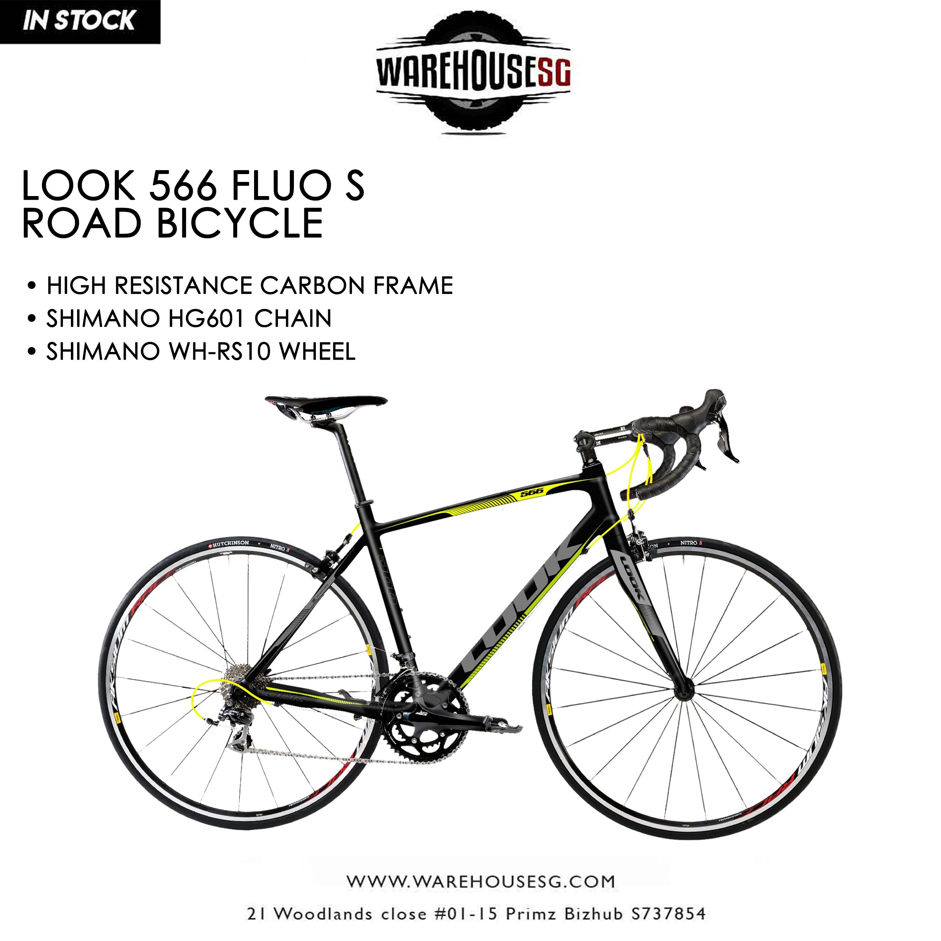 rennrad look 566 LOOK 566 Fluo S Road Bicycle – TIERA@WAREHOUSESG