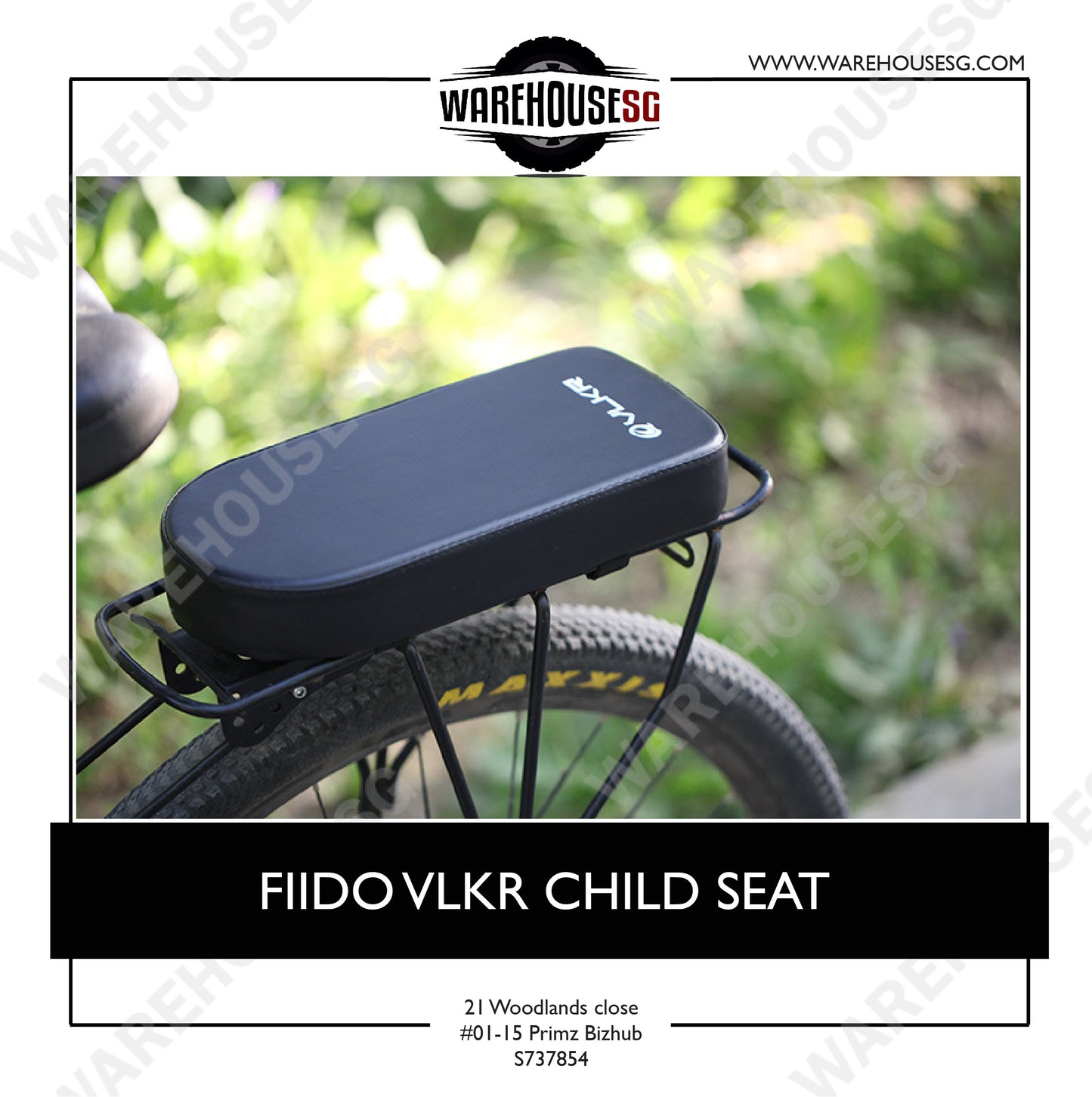 FIIDO VLKR CHILD SEAT/Children's PU Leather Bike Saddle