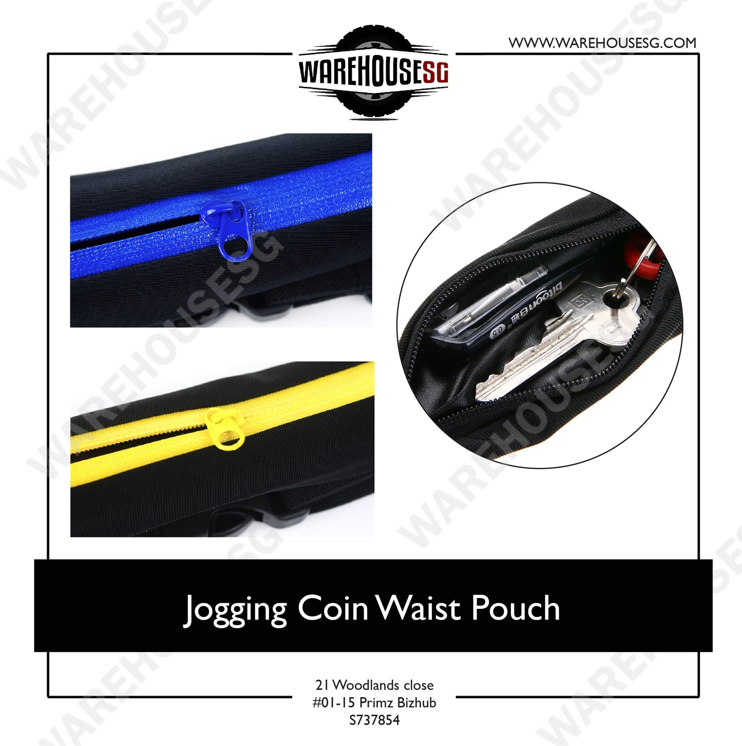 Jogging Coin Waist Pouch