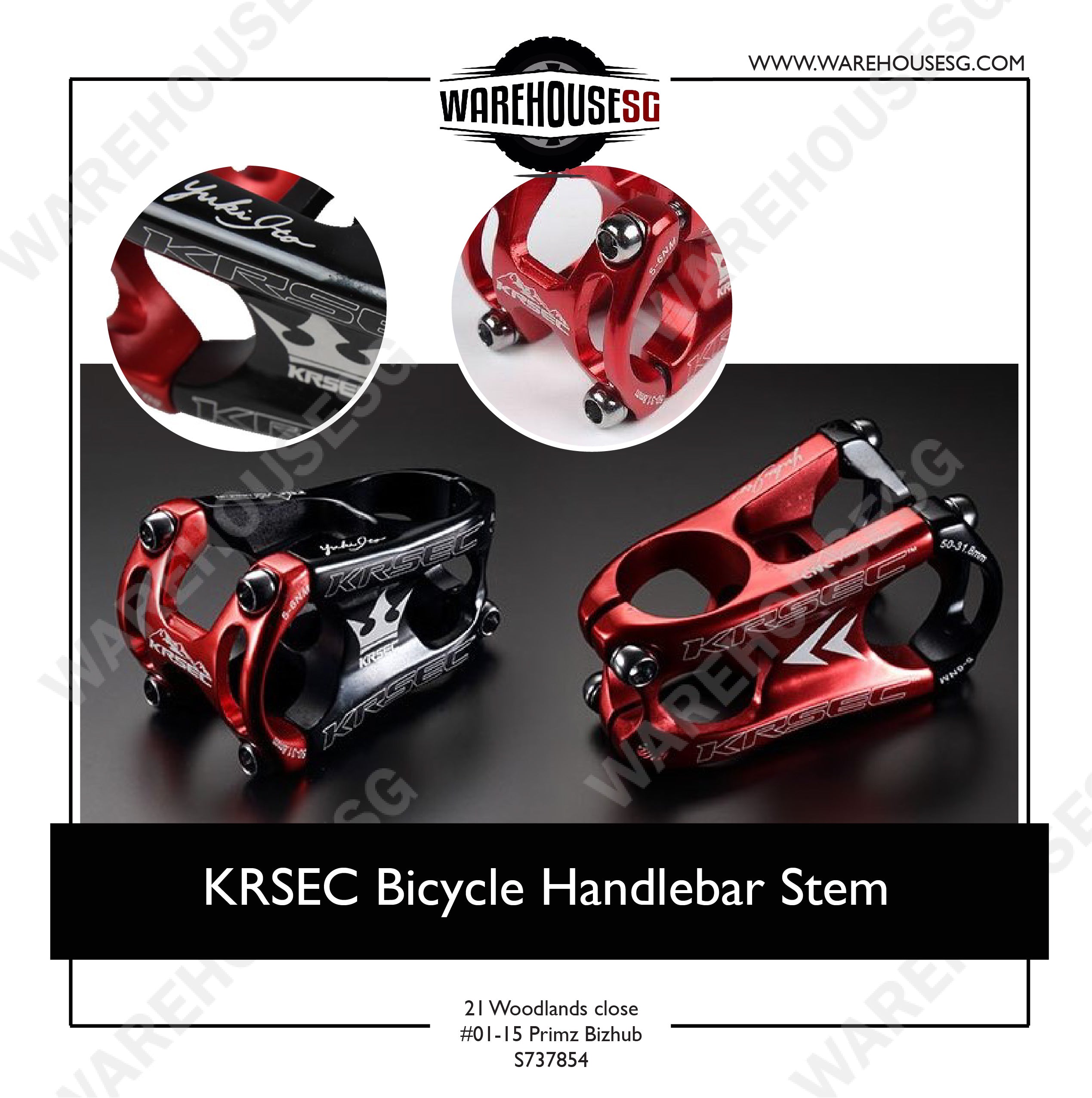 KRSEC Bicycle Handlebar Stem