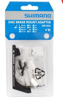 Shimano SM-MA-F140P / D Post-Mount to Flat-Mount Adapter for Front 140mm Rotor Bicycle Empire