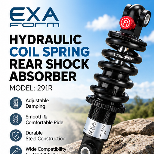 EXA Form 291R Hydraulic Coil Spring Rear Shock – 125mm / 150mm / 165mm / 190mm
