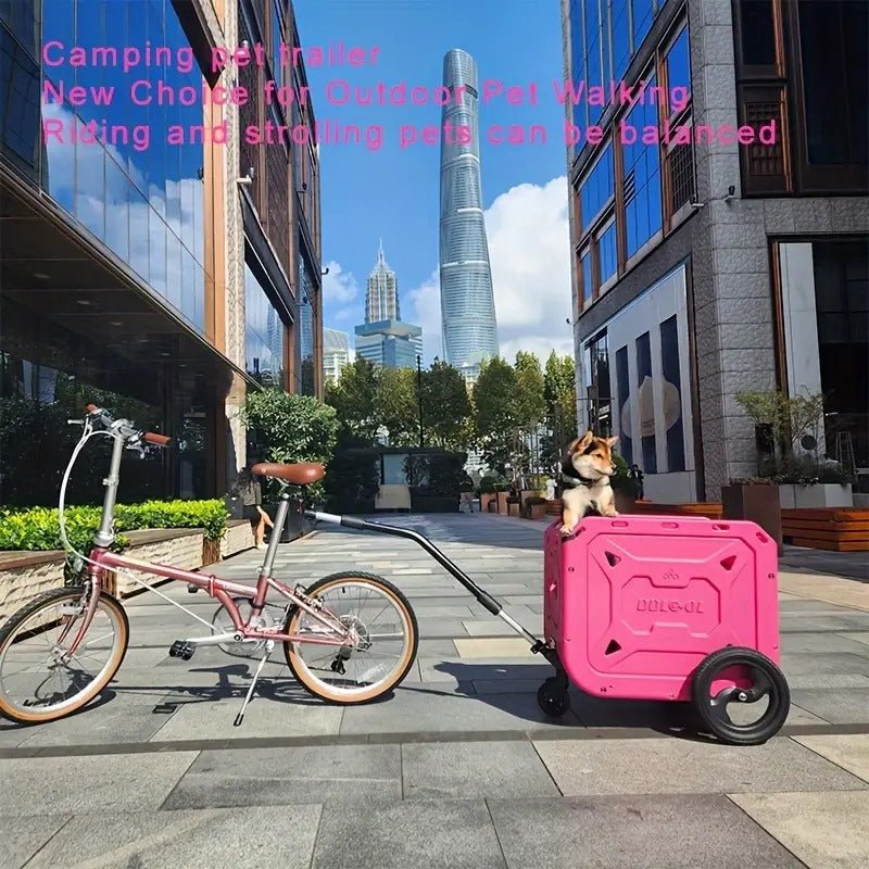 DL Mini Cargo Bike, Multifunction Out Door Sports for Camping, Biking and Pet Transport