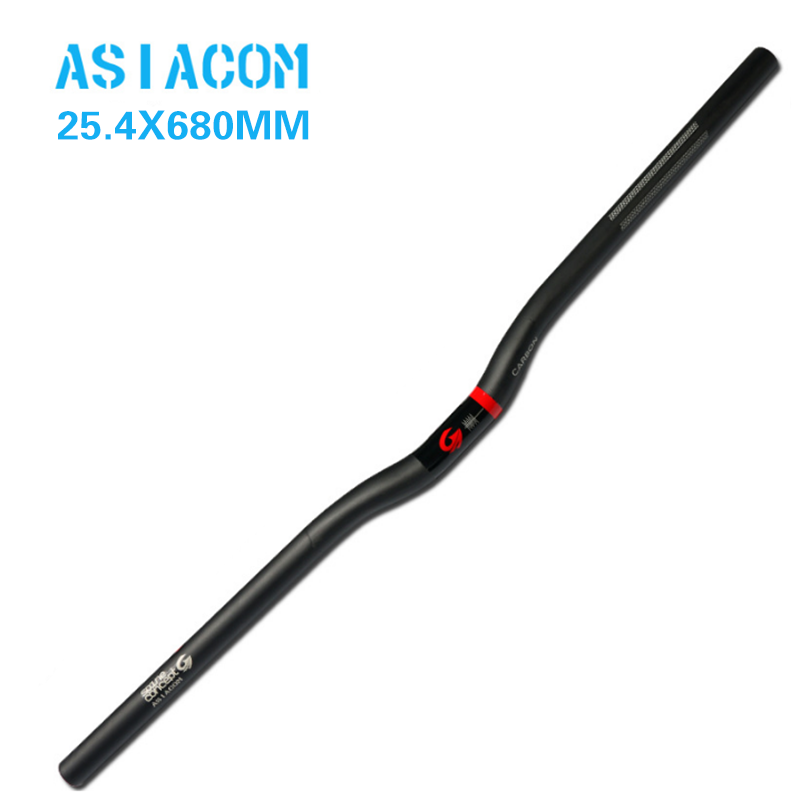 Asiacom 3K full carbon fibre bicycle handlebar  25.4 * 680mm