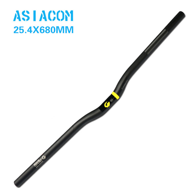 Asiacom 3K full carbon fibre bicycle handlebar  25.4 * 680mm