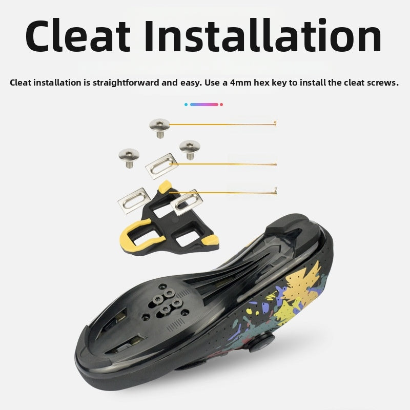 WAKE Durable Road Bike Pedals Lock Pedal