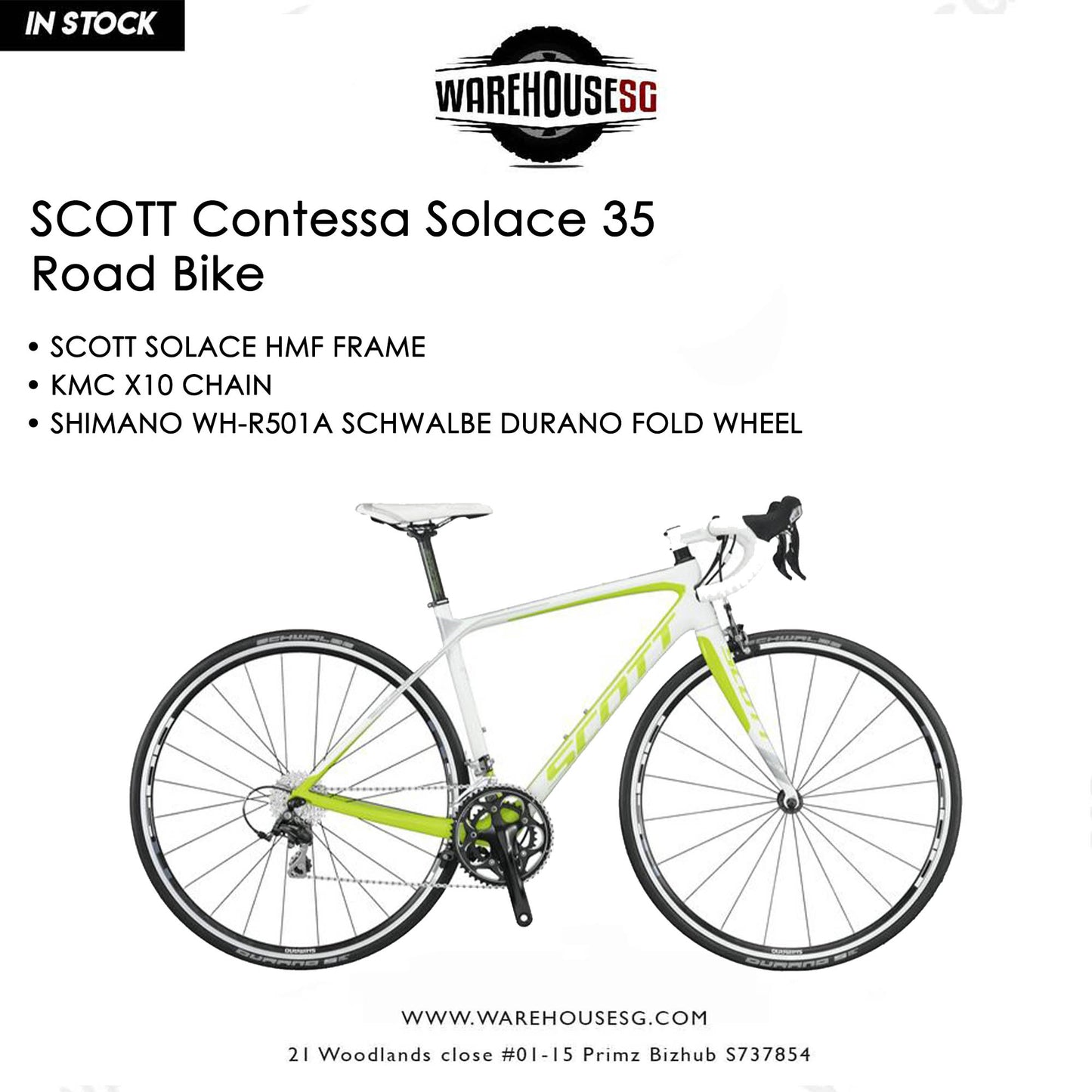 Scott Contessa Solace 35 Womens Road Bike - 2014