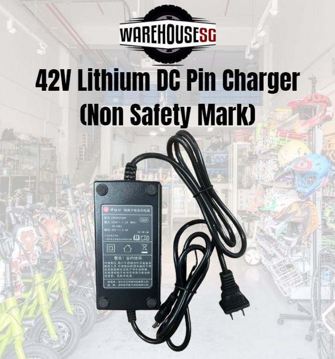 DYU 1 pin Lithium Battery Charger 42V 2.0A ( Non Safety Mark )