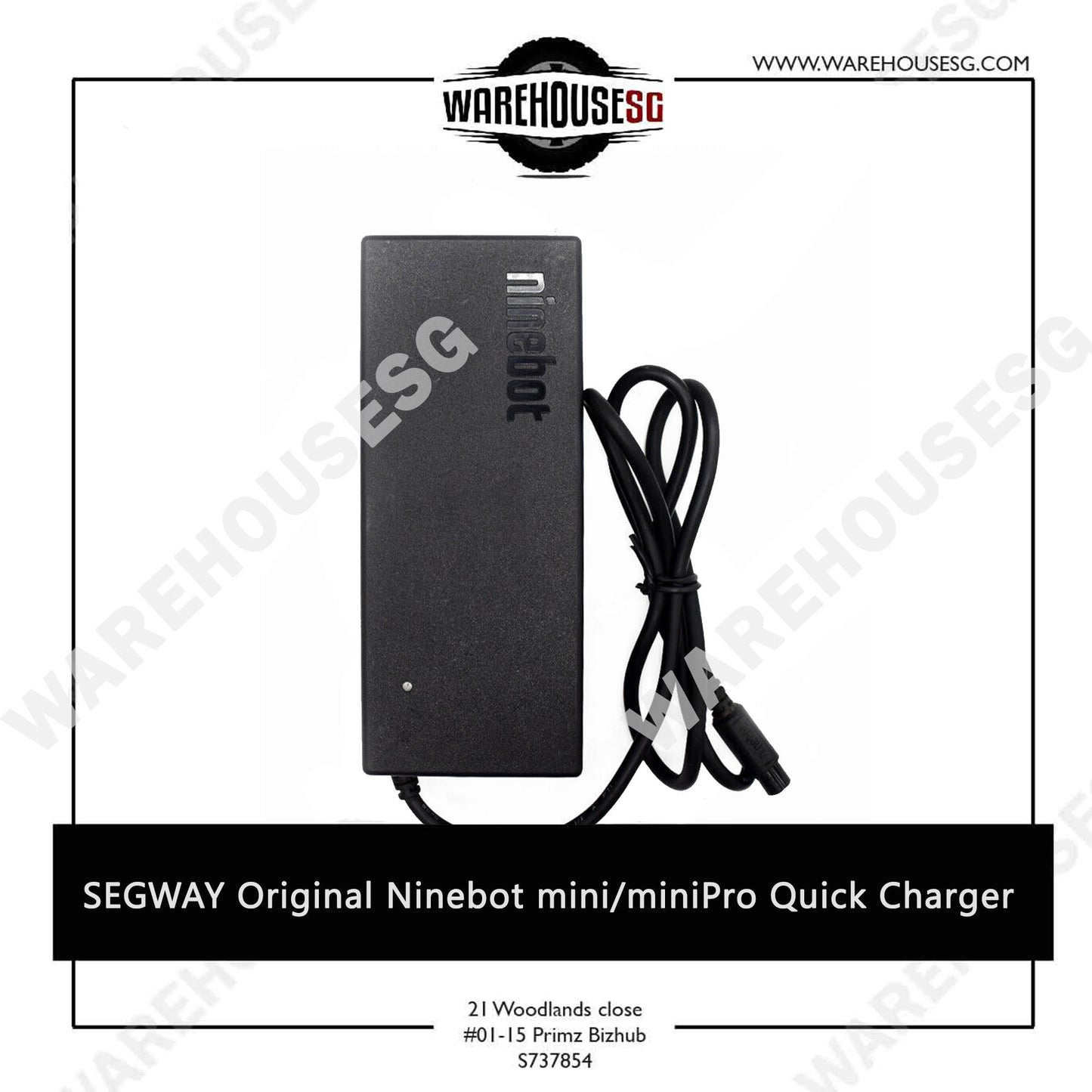 NINEBOT BY SEGWAY Lithium Battery Charger 63V DC2.0A ( Safety Mark )