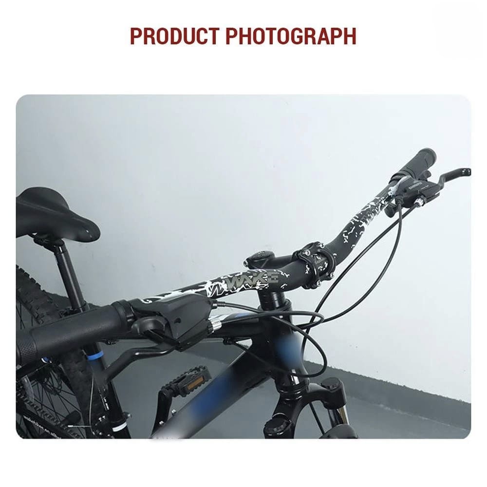 Wake Bike Handlebar Handlebar Motif 31.8 x 780 mm Bike Handlebar Oversize Rise 55mm MTB Handlebar made of Aluminum Alloy material for MTB users