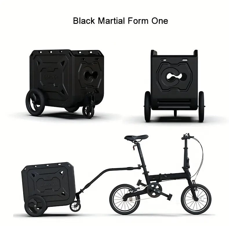 DL Mini Cargo Bike, Multifunction Out Door Sports for Camping, Biking and Pet Transport