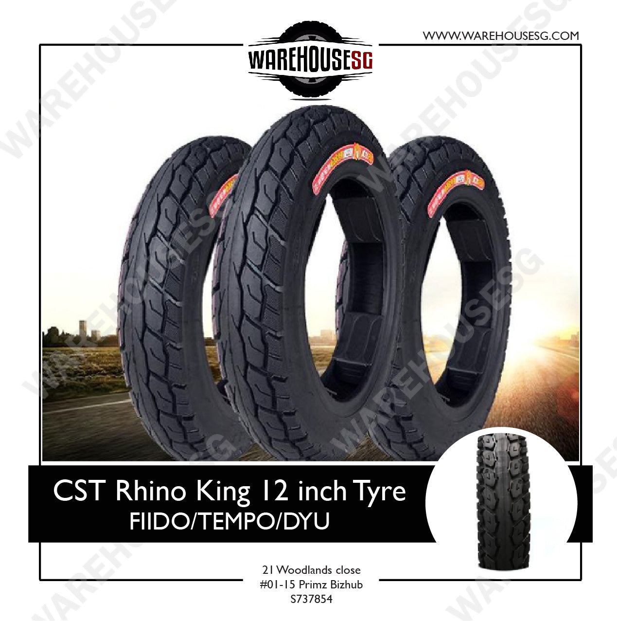 CST RHINO KING TYRES 12/14/16/20/24inch Best Ebike Tyres