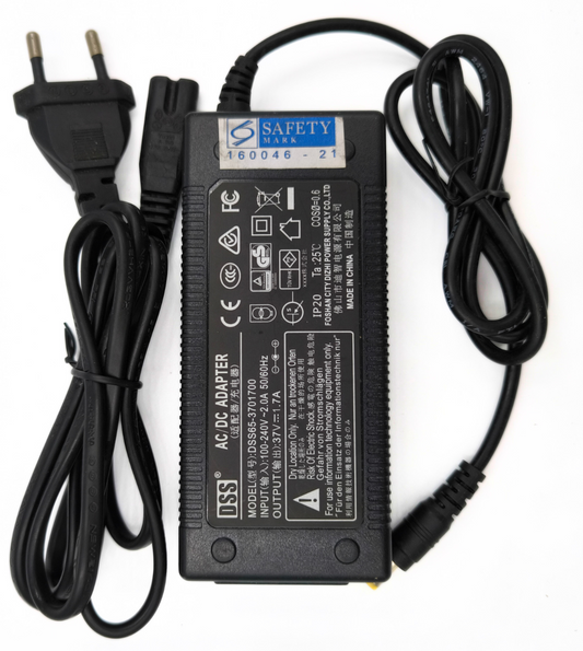 Lithium Battery Charger 37V 1.7A ( Safety Mark )