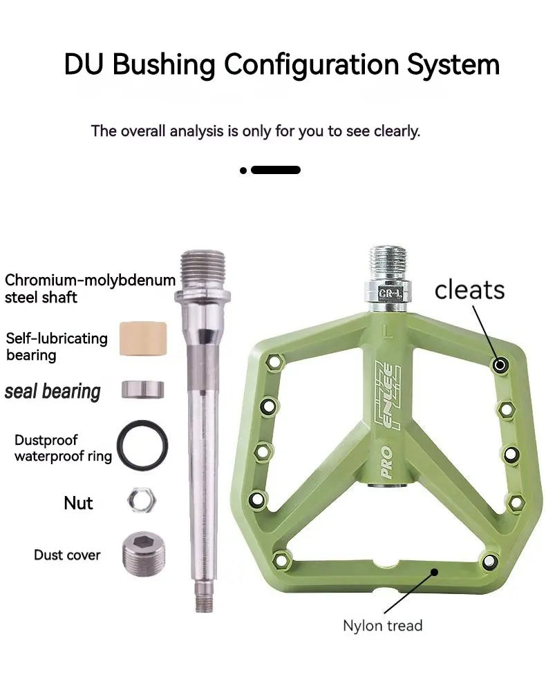 ENLEE Mountain Bike Ultra Light Nylon Pedal