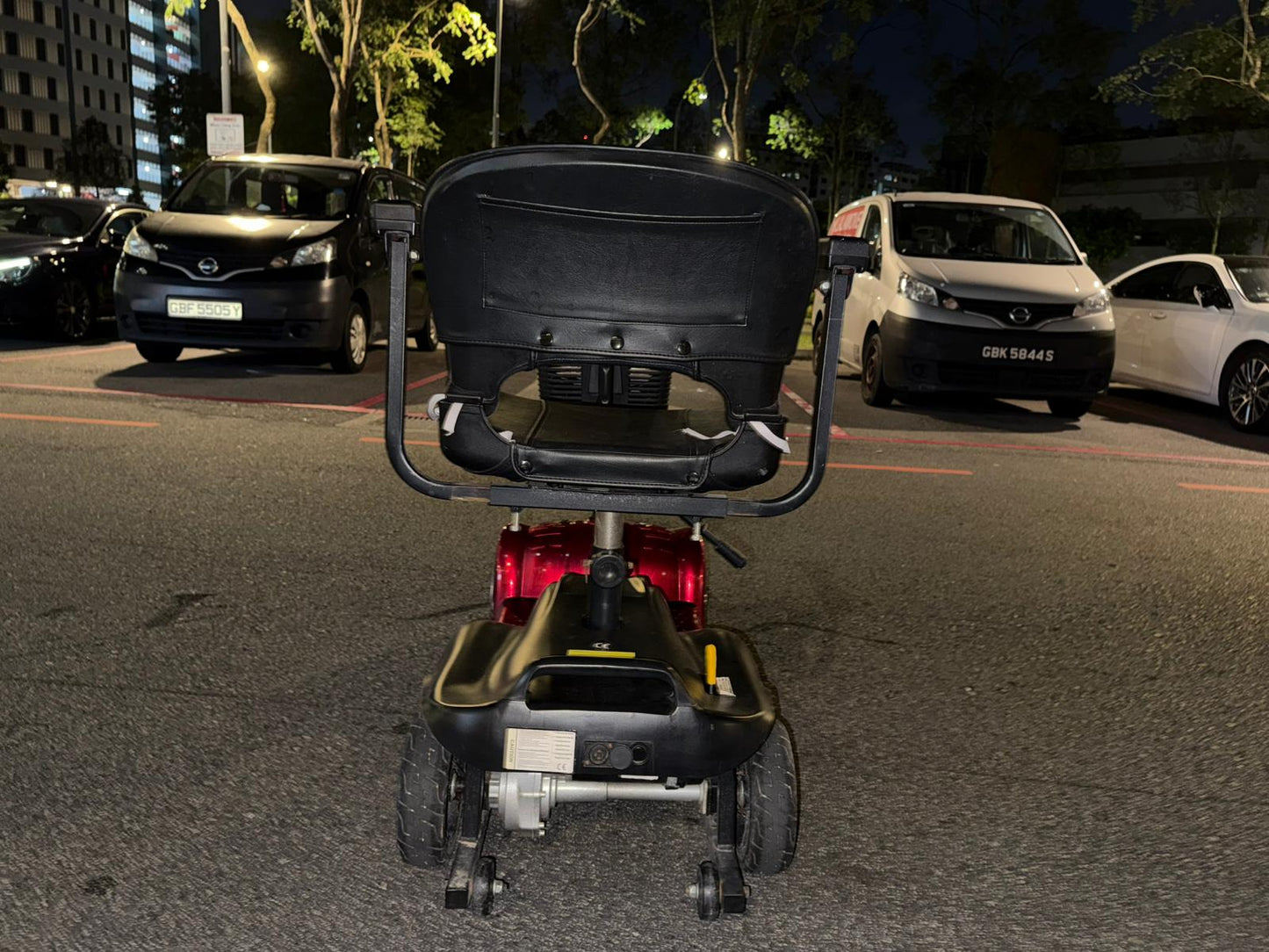 USED Hight Spec EZYGO X20C Foldable PMA 24V 250W l Four Solid Wheel Personal Mobility Aid l Refurbished Set