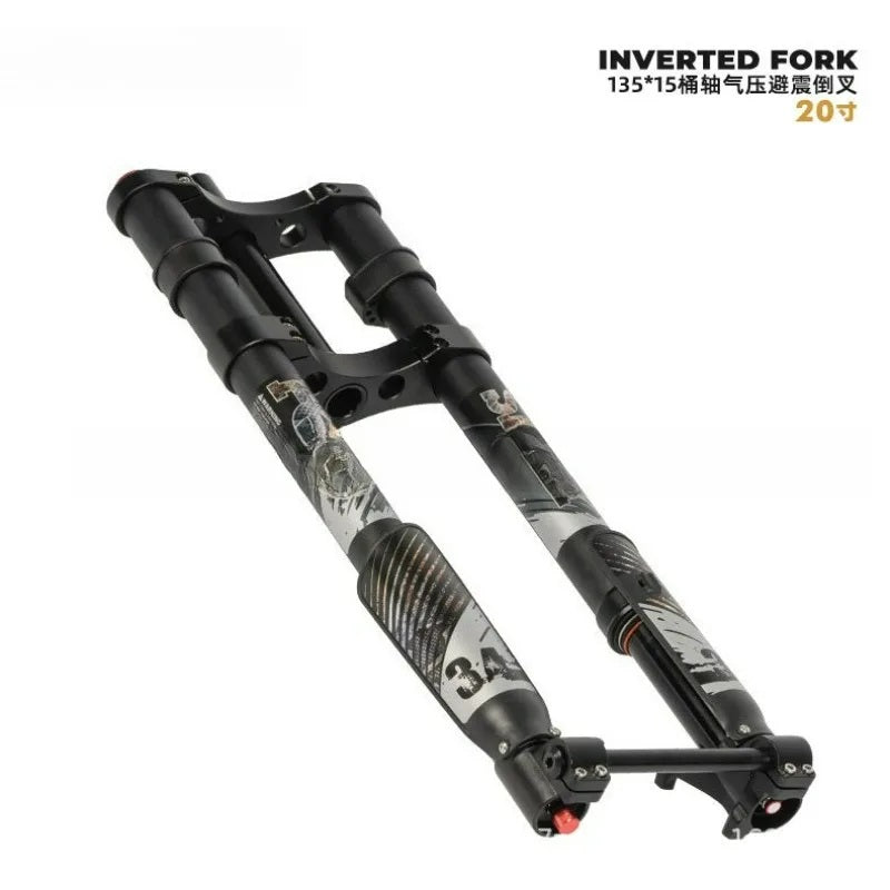Himalo Dual Crown suspension, Shock Absorber Inverted Fork 20X4.0
