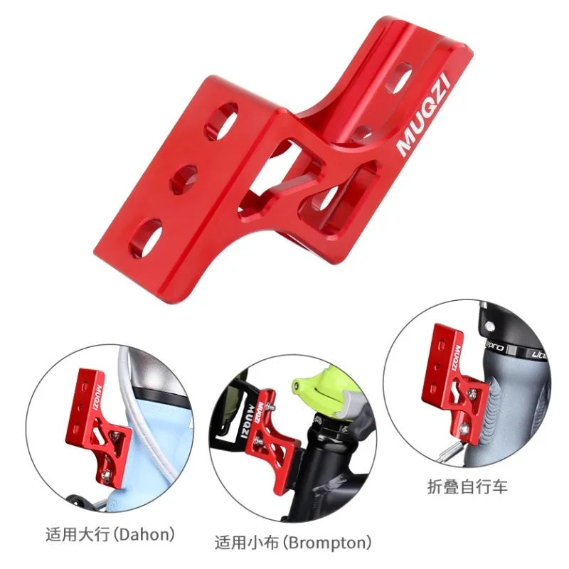 MUQZI Piggy Nose Raise Adapter / Folding Bike Front Bag Carrier Raise Adapter Kit