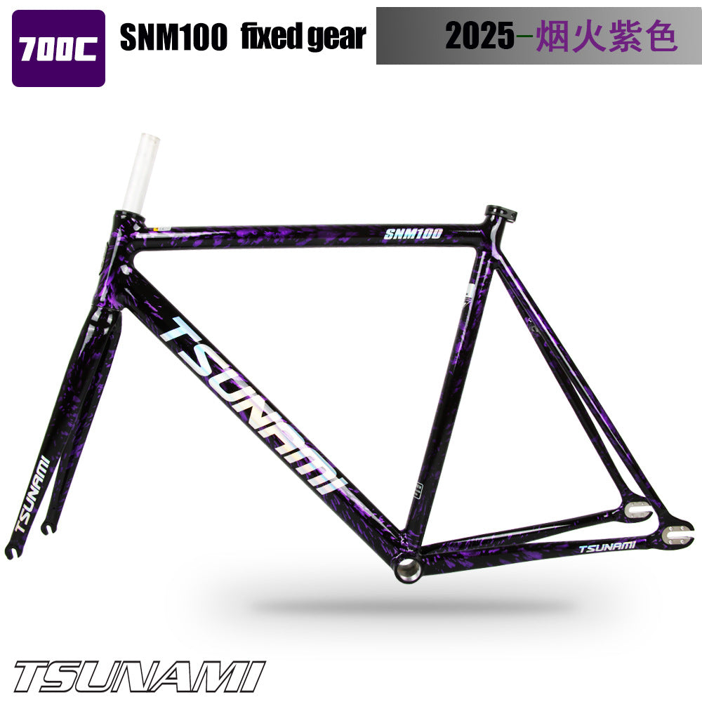 TSUNAMI SNM100 Fireworks Series Fixed Gear Frameset | AL6061 Aluminum Fixie Frame + Fork