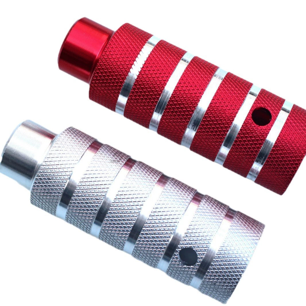 Footpeg Bicycle Footrest 110x38mm Aluminum Alloy Anti Skid Foot Pedal for Fiido/DYU/Tempo