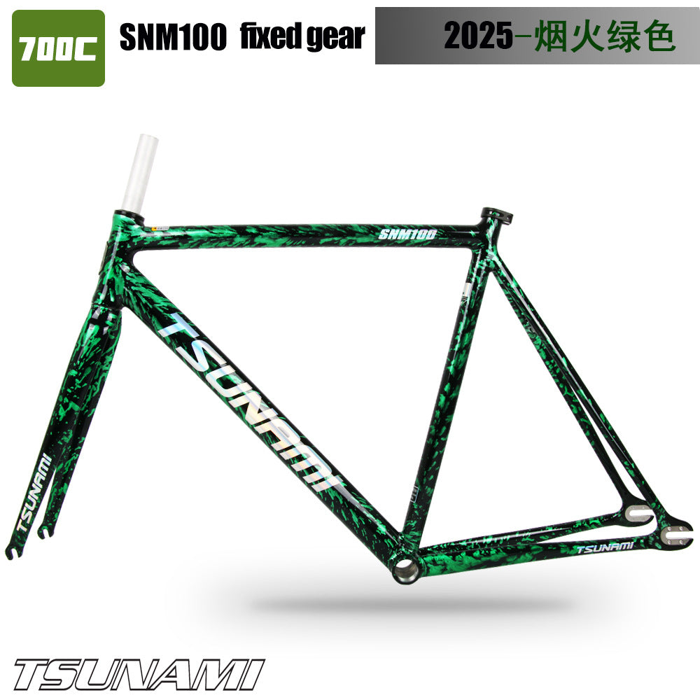 TSUNAMI SNM100 Fireworks Series Fixed Gear Frameset | AL6061 Aluminum Fixie Frame + Fork