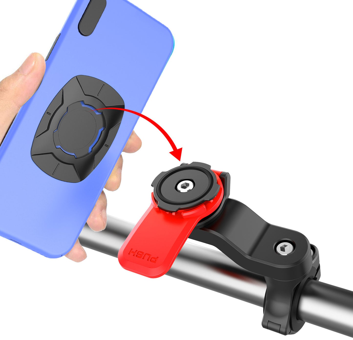 Sticker Tag for Quad Lock Quick Release Bicycle Phone Holder