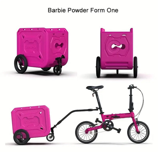 DL Mini Cargo Bike, Multifunction Out Door Sports for Camping, Biking and Pet Transport