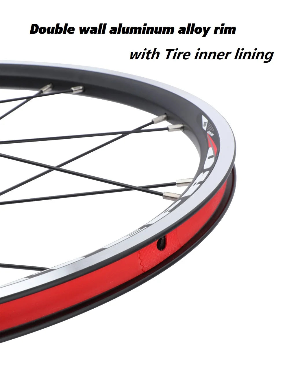 LITEPRO 20inch  451 V Brake Folding Bike Wheelset O.L.D 74mm/130mm Wheel Set Aluminum Alloy Double Wall Rims Sp8 10speed