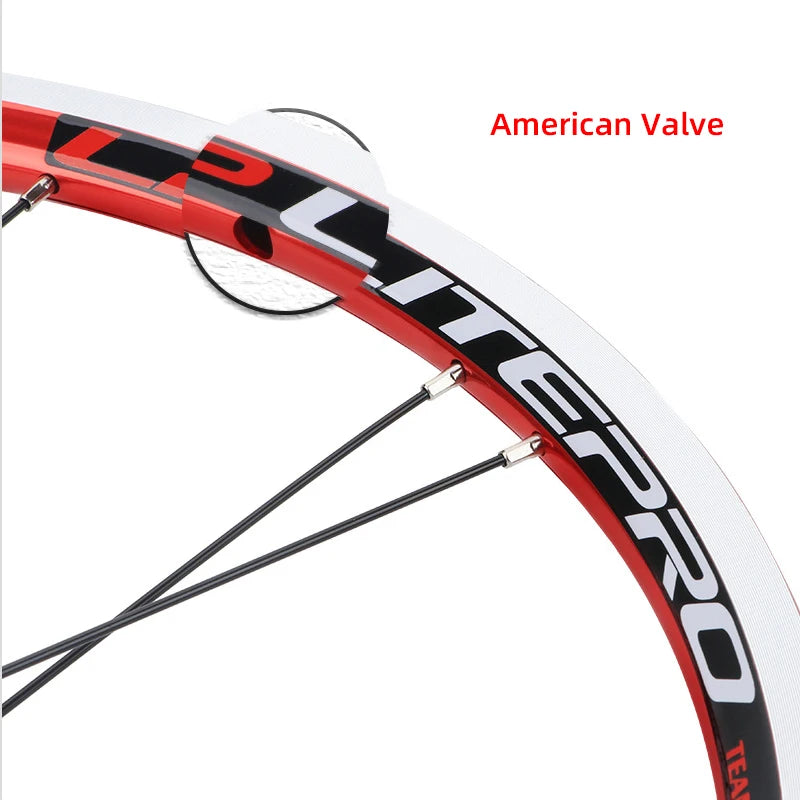 LITEPRO 20inch 451 V Wheelset Aluminum alloy 74-130mm V brake 7-11speed Wheelset