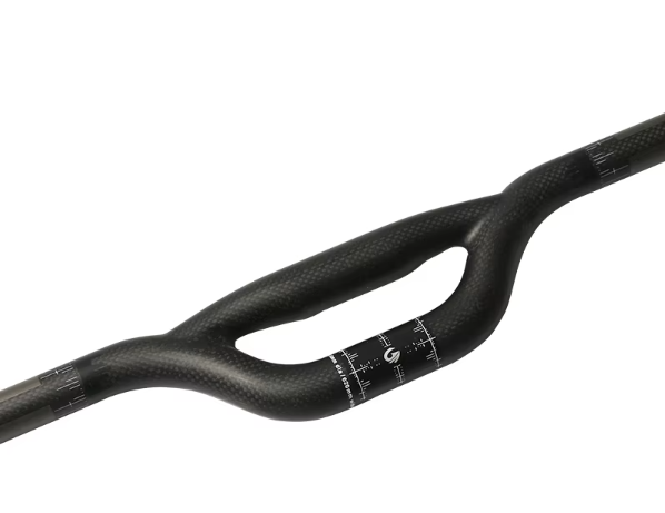 New ASIACOM bike matt 3K full carbon fibre small-bore double-barrelled handlebar carbon bicycle handlebar 25.4/31.8*600-740mm