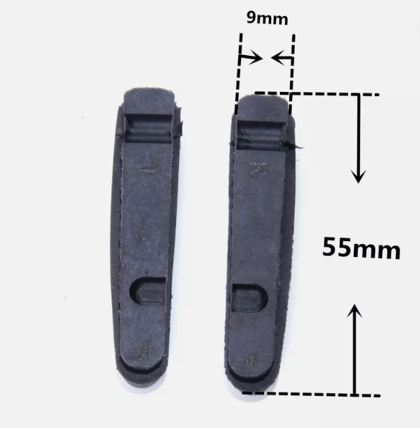 Road Bicycle Rim Brake Pads for Carbon Rim Use