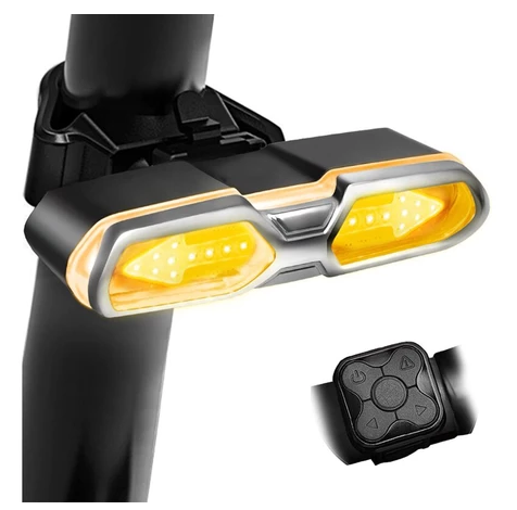 goofy USB Rechargeable Bicycle Light 3-color LED Bike / Bicycle Safety light/ Signal light