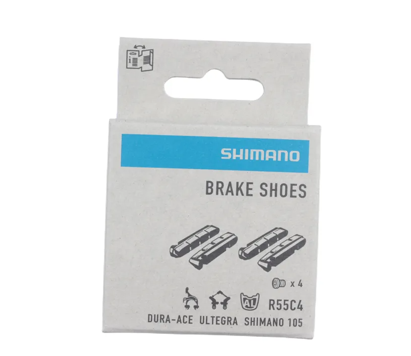 Shimano Dura Ace Ultegra 105 R55C4 Brake Pads Road Bike Brake Shoes Aluminum Rim for Brake Pads BR 9100 9110 6800 6810 Road Brake Pad Bicycle Pads Accessories