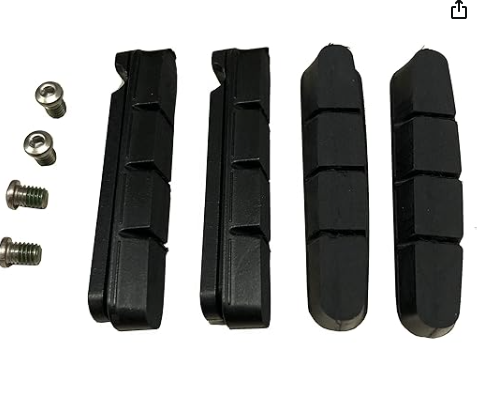 Shimano Dura Ace Ultegra 105 R55C4 Brake Pads Road Bike Brake Shoes Aluminum Rim for Brake Pads BR 9100 9110 6800 6810 Road Brake Pad Bicycle Pads Accessories