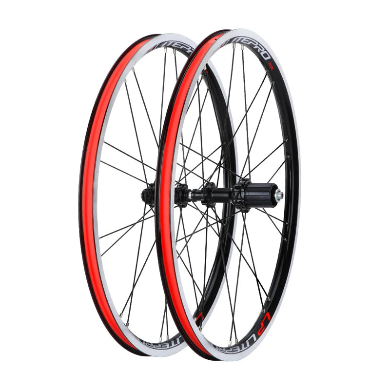 LITEPRO 20inch 451 V Wheelset Aluminum alloy 74-130mm V brake 7-11speed Wheelset