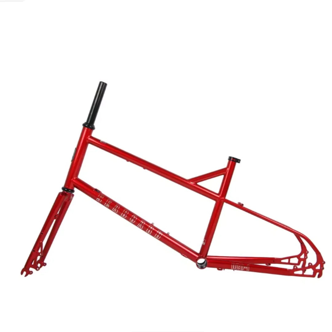 Seaboard D20 -1 Mini Velo Frame 451 Small Wheel Road Bicycle Frameset Chromoly Steel Internal Cable Routing Disc Brake Framework