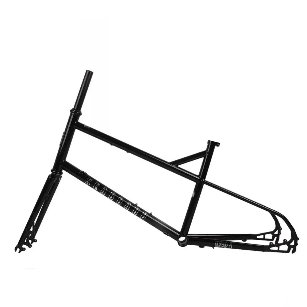 Seaboard D20 -1 Mini Velo Frame 451 Small Wheel Road Bicycle Frameset Chromoly Steel Internal Cable Routing Disc Brake Framework