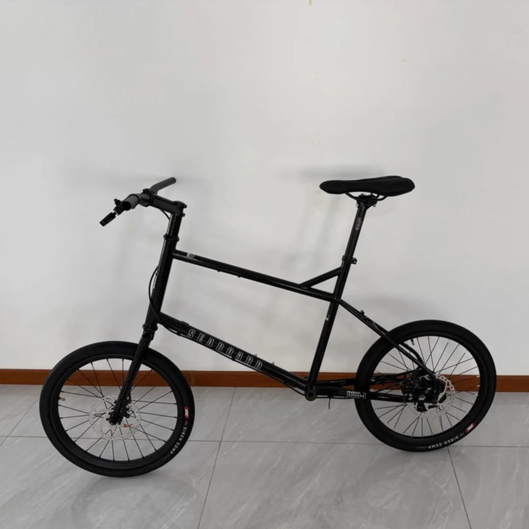 Seaboard D20 -1 Mini Velo Frame 451 Small Wheel Road Bicycle Frameset Chromoly Steel Internal Cable Routing Disc Brake Framework