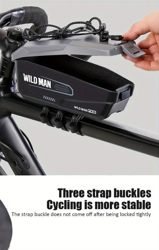 WILDMAN Top Tube Hardcase Bag + Phone Holder | Shockproof