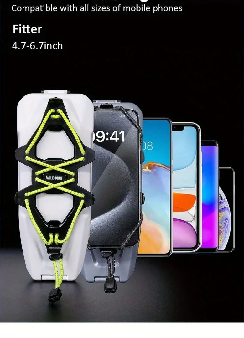 WILDMAN Top Tube Hardcase Bag + Phone Holder | Shockproof