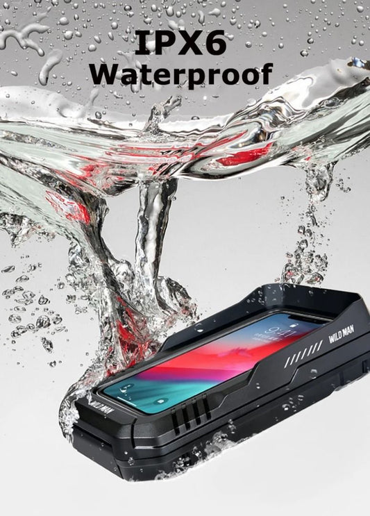 WILDMAN Top tube bag/ Bicycle Phone Mount / Hardcase + Touch Screen