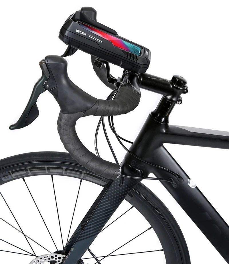 WILDMAN Top tube bag/ Bicycle Phone Mount / Hardcase + Touch Screen