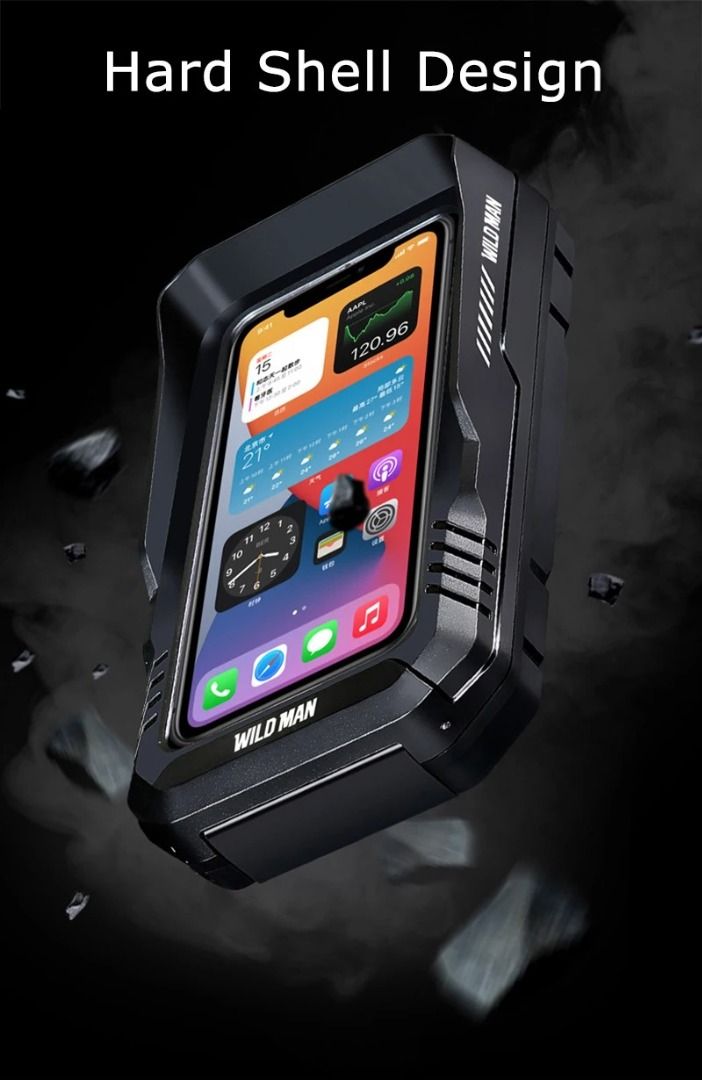 WILDMAN Top tube bag/ Bicycle Phone Mount / Hardcase + Touch Screen